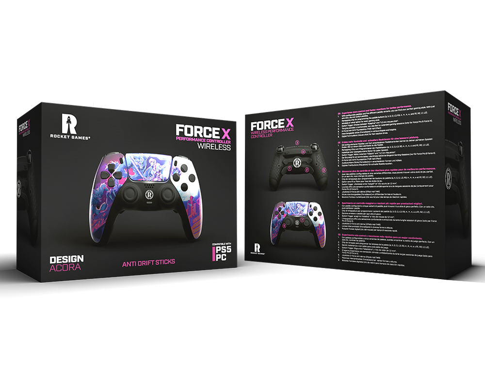Rocket Force X Acora (design degli artisti)